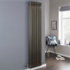 Трубчатый радиатор Rifar TUBOG 3240/13 B RAL 9016 белый глянцевый, боковое, ВхШхГ - 2400х598х107