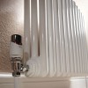 Трубчатый радиатор Rifar TUBOG 3042/7 B RAL 9016 белый глянцевый, боковое, ВхШхГ - 415х322х107