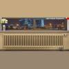 Трубчатый радиатор Rifar TUBOG 3042/7 B RAL 9016 белый глянцевый, боковое, ВхШхГ - 415х322х107