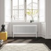 Трубчатый радиатор Rifar TUBOG 3042/7 B RAL 9016 белый глянцевый, боковое, ВхШхГ - 415х322х107