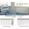 Трубчатый радиатор Rifar TUBOG 3042/7 B RAL 9016 белый глянцевый, боковое, ВхШхГ - 415х322х107