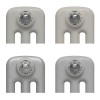 Трубчатый радиатор Rifar TUBOG 3042/7 B RAL 9016 белый глянцевый, боковое, ВхШхГ - 415х322х107
