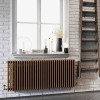 Трубчатый радиатор Rifar TUBOG 3052/38 B RAL 9016 белый глянцевый, боковое, ВхШхГ - 515х1748х107