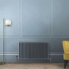Трубчатый радиатор Rifar TUBOG 3057/31 B RAL 9016 белый глянцевый, боковое, ВхШхГ - 565х1426х107