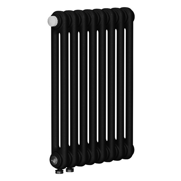 Трубчатый радиатор Rifar TUBOG 2062/35 B RAL 9016 белый глянцевый, боковое, ВхШхГ - 615х1610х66
