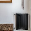 Трубчатый радиатор Rifar TUBOG 3062/25 B RAL 9016 белый глянцевый, боковое, ВхШхГ - 615х1150х107