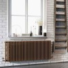 Трубчатый радиатор Rifar TUBOG 3062/25 B RAL 9016 белый глянцевый, боковое, ВхШхГ - 615х1150х107