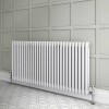 Трубчатый радиатор Rifar TUBOG 2067/7 B RAL 9016 белый глянцевый, боковое, ВхШхГ - 665х322х66