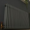Трубчатый радиатор Rifar TUBOG 3067/10 B RAL 9016 белый глянцевый, боковое, ВхШхГ - 665х460х107