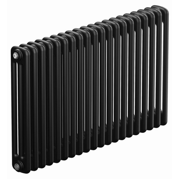 Трубчатый радиатор Rifar TUBOG 3067/10 B RAL 9016 белый глянцевый, боковое, ВхШхГ - 665х460х107