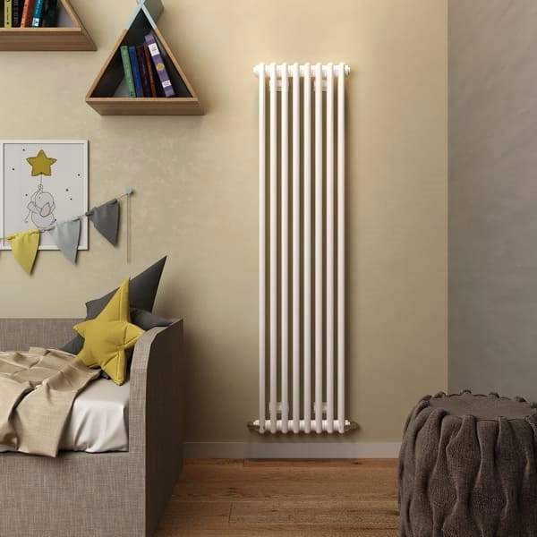 Трубчатый радиатор Velar 2150/5, нижнее подключение B50 без вентиля, ВхШхГ - 1500х225х70, 941 Вт