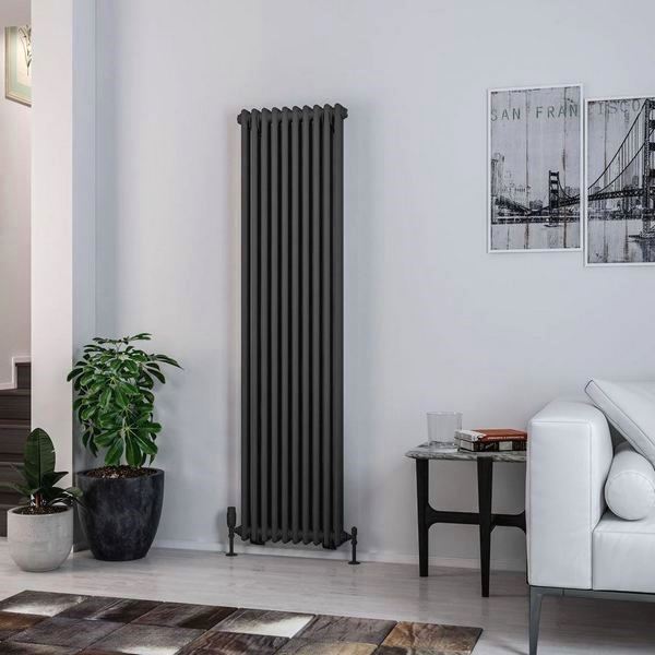 Трубчатый радиатор Velar 2150/5, нижнее подключение B50 без вентиля, ВхШхГ - 1500х225х70, 941 Вт