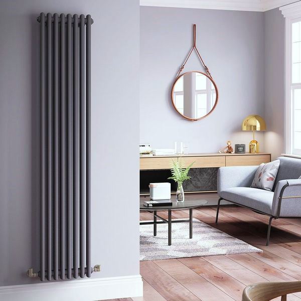 Трубчатый радиатор Velar 2200/13, нижнее подключение B50 без вентиля, ВхШхГ - 2000х585х70, 3238 Вт