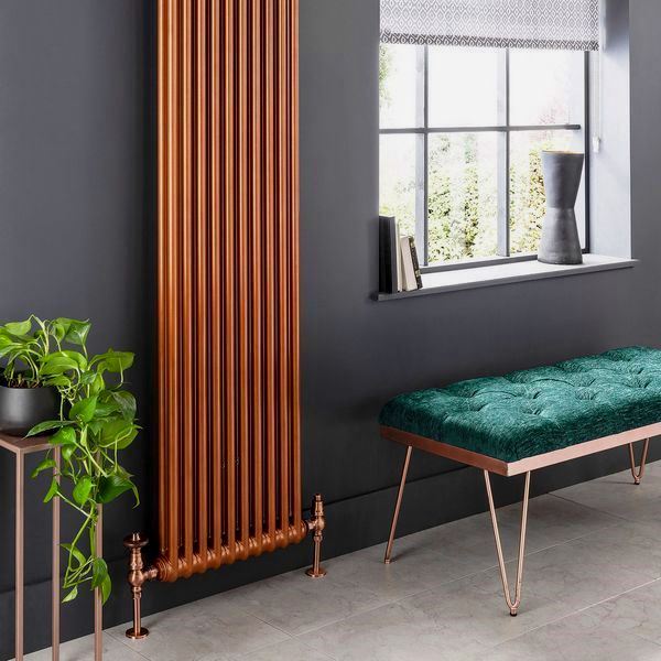 Трубчатый радиатор Velar 2200/13, нижнее подключение B50 без вентиля, ВхШхГ - 2000х585х70, 3238 Вт