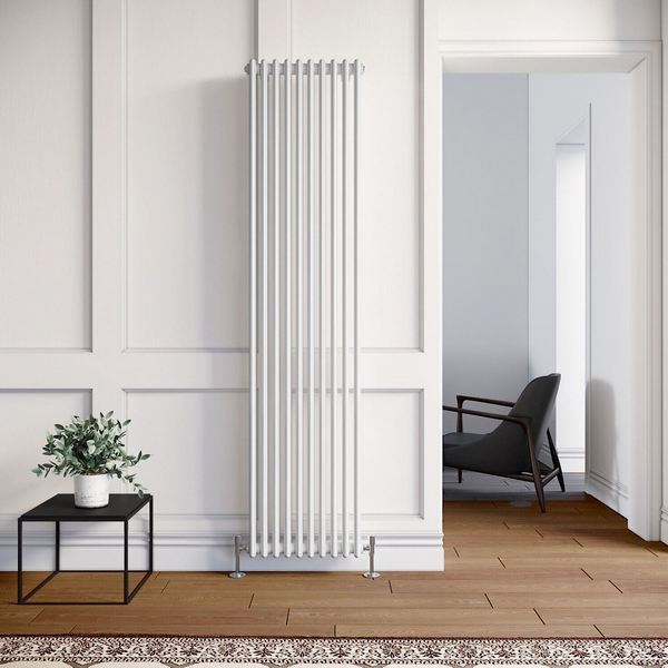 Трубчатый радиатор Velar 2200/13, нижнее подключение B50 без вентиля, ВхШхГ - 2000х585х70, 3238 Вт