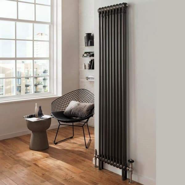 Трубчатый радиатор Velar 2200/13, нижнее подключение B50 без вентиля, ВхШхГ - 2000х585х70, 3238 Вт