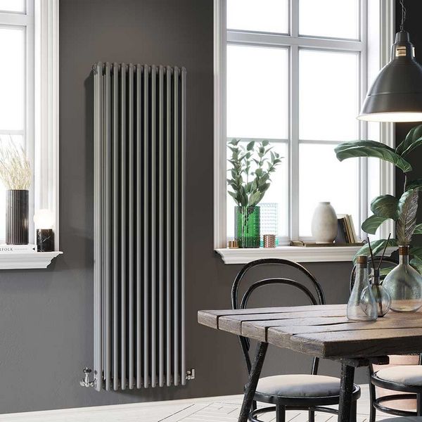 Трубчатый радиатор Velar 3110/18, нижнее подключение B50 без вентиля, ВхШхГ - 1100х810х100, 2875 Вт