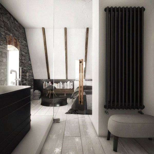 Трубчатый радиатор Velar 3120/10, нижнее подключение B50 без вентиля, ВхШхГ - 1200х450х100, 1818 Вт