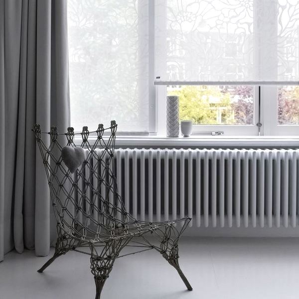 Трубчатый радиатор Velar 3040/5, нижнее разнесённое VLR с вентилем, ВхШхГ - 400х225х100, 329 Вт