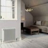 Трубчатый радиатор Velar 3055/5, нижнее разнесённое VLR с вентилем, ВхШхГ - 550х225х100, 440 Вт