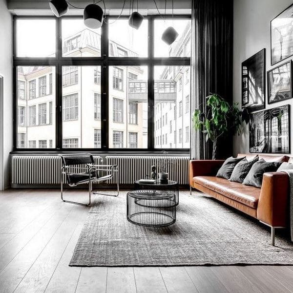 Трубчатый радиатор Velar 3055/5, нижнее разнесённое VLR с вентилем, ВхШхГ - 550х225х100, 440 Вт