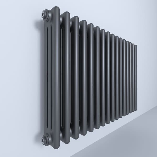 Трубчатый радиатор Velar 3055/5, нижнее разнесённое VLR с вентилем, ВхШхГ - 550х225х100, 440 Вт