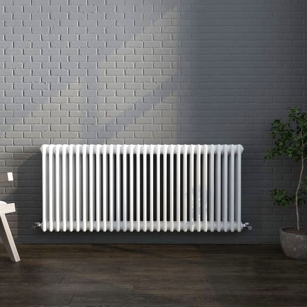 Трубчатый радиатор Velar 3055/5, нижнее разнесённое VLR с вентилем, ВхШхГ - 550х225х100, 440 Вт