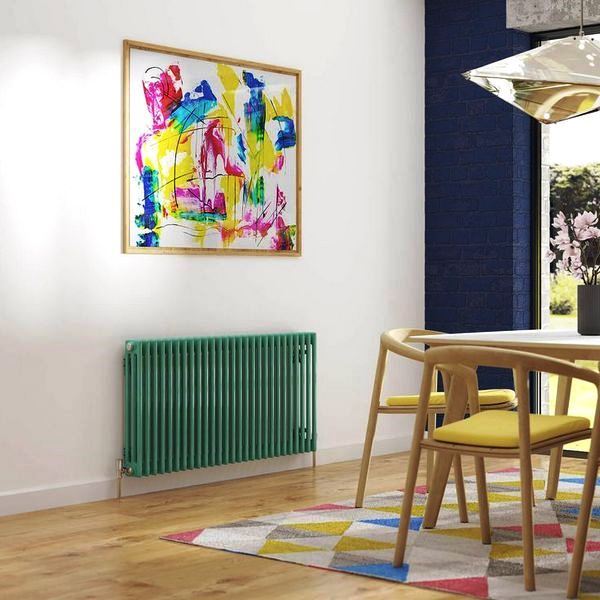 Трубчатый радиатор Velar 3057/13, нижнее разнесённое VLR с вентилем, ВхШхГ - 570х585х100, 1174 Вт