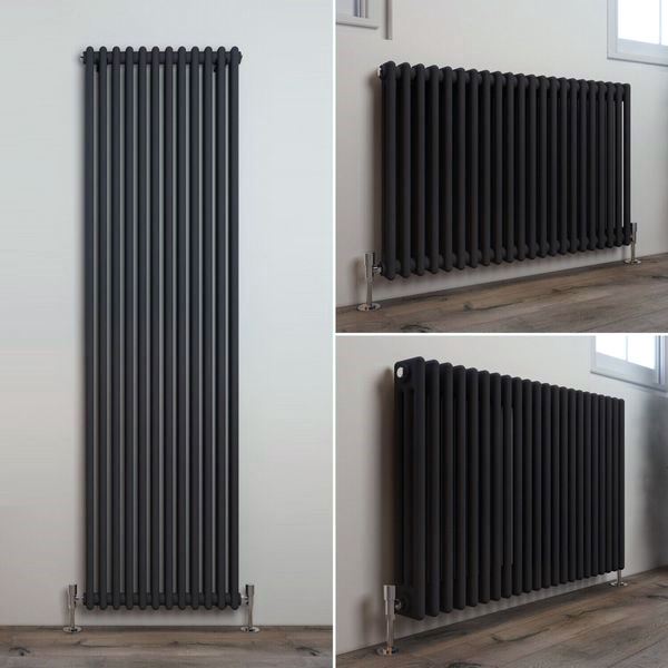 Трубчатый радиатор Velar 3057/13, нижнее разнесённое VLR с вентилем, ВхШхГ - 570х585х100, 1174 Вт