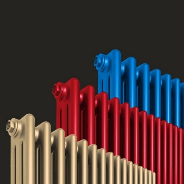 Трубчатый радиатор Velar 3060/49, нижнее разнесённое VLR с вентилем, ВхШхГ - 600х2205х100, 4665 Вт