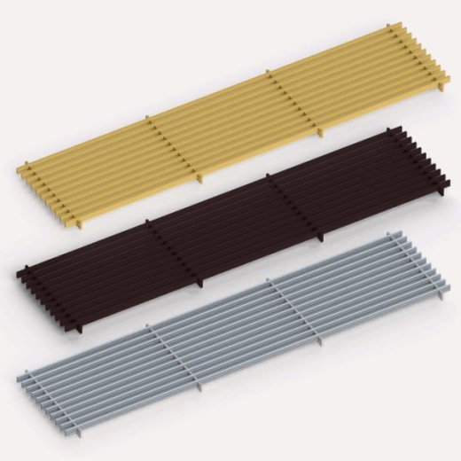 LGA - продольная алюминиевая решётка ITT / ITTB