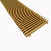 Решётка внутрипольного конвектора Itermic алюминиевая SGA 700.250.24 шаг 13, цвет Gold