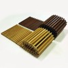 Решётка внутрипольного конвектора Itermic деревянная (дуб) SGWL 2200.280.18 шаг 13, цвет Орех