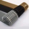 Решётка внутрипольного конвектора Itermic алюминиевая SGZ 2100.350.18 шаг 14,5, цвет Champagne