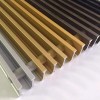 Решётка для конвектора отопления декоративная Savva KV 300x20x2400 тип 2001 Анодированный алюминий