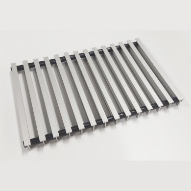 Решётка для конвектора отопления декоративная Savva KV 300x20x1000 тип 2002 12 Анодированный алюмини