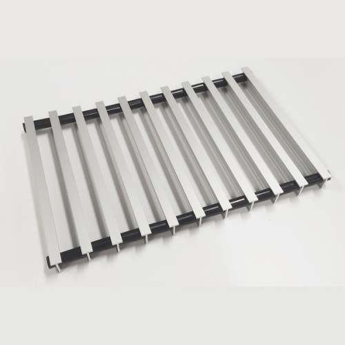 Решётка для конвектора отопления декоративная Savva KV 200x20x2200 тип 2002 18 Анодированный алюмини