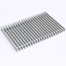 Решётка для конвектора отопления декоративная Savva KV 200x20x3000 тип 2003 Анодированный алюминий