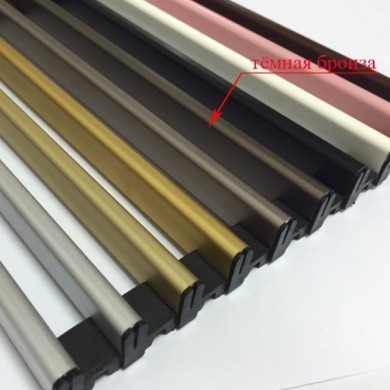 Решётка для конвектора отопления декоративная Savva KV 240x20x700 тип 2001 Тёмная бронза