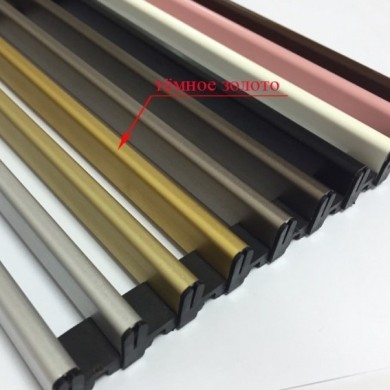 Решётка для конвектора отопления декоративная Savva KV 240x20x700 тип 2001 Тёмное золото