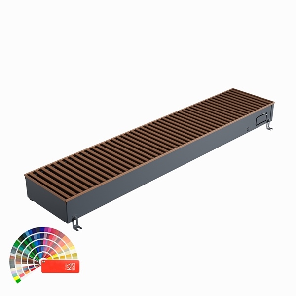 Решётка для конвектора отопления декоративная Savva KV 360x20x2100 тип 2002 18 RAL