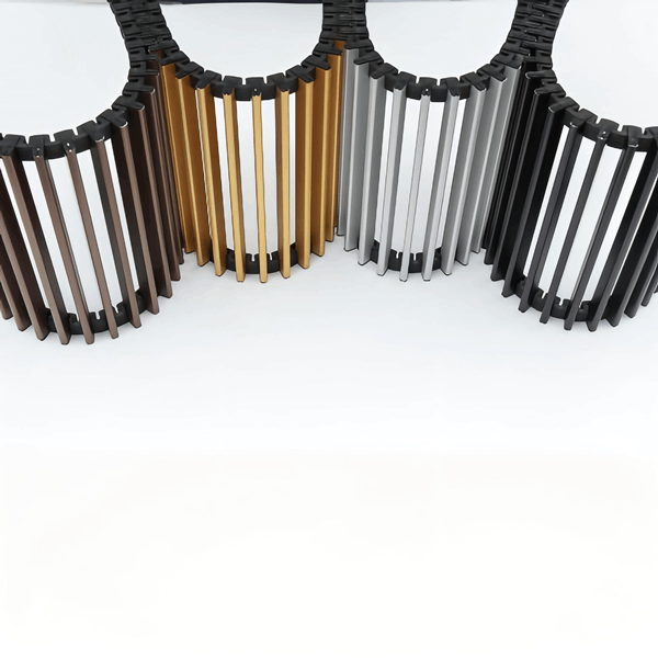 Решётка для конвектора отопления декоративная Savva KV 300x20x1100 тип 2003 Анодированный алюминий