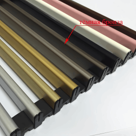 Решётка для конвектора отопления декоративная Savva KV 360x20x3000 тип 2003 Тёмная бронза