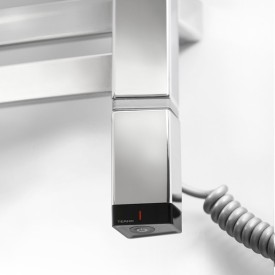 Нагревательный ТЭН Terma ONE с маскировочным элементом, профиль T левый Хром 1000W