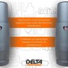 Термостатическая головка Delta HEART M30x1,5, RAL 9005, чёрный матовый (4140405)