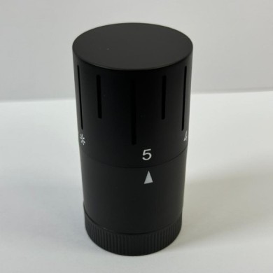 Термостатическая головка Delta PEARL M30x1,5, RAL 9005, чёрный матовый (4449005)