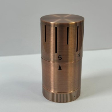 Термостатическая головка Delta PEARL M30x1,5, RED BRONZE, красная бронза (444RED BRONZE)