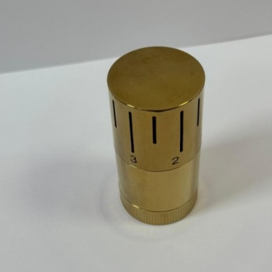 Термостатическая головка Delta PEARL M30x1,5, GOLD, золото (444GOLD)