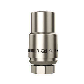 Термостатическая головка РС Cristal М30х1,5, матовый никель (PCHEAD04BN)