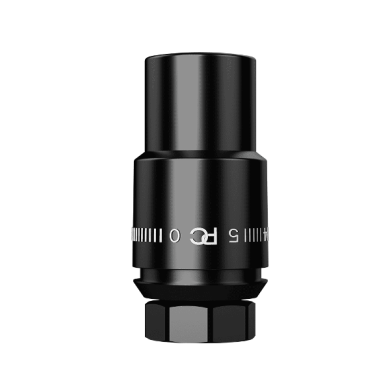 Термостатическая головка РС Cristal М30х1,5, оружейный металлик-Gunmetal (PCHEAD25B)